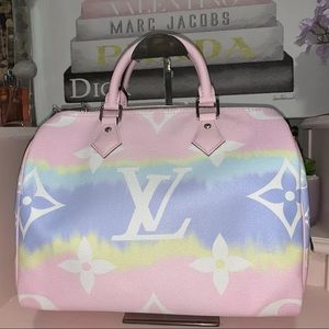 Louis Vuitton ESCALE Speedy Bandouliere Pastel w/Tags Box Receipt!